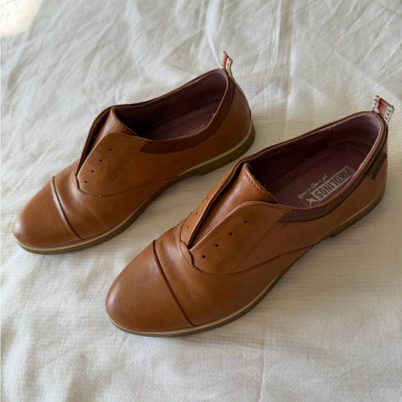 PIKOLINOS Brown Leather Oxfords - Picture 2 of 6